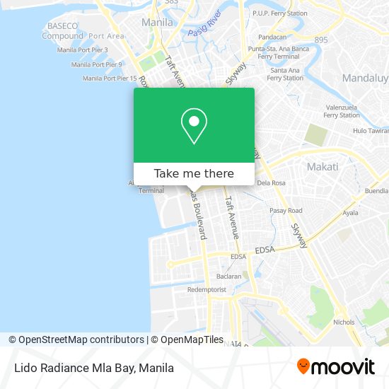 Lido Radiance Mla Bay map
