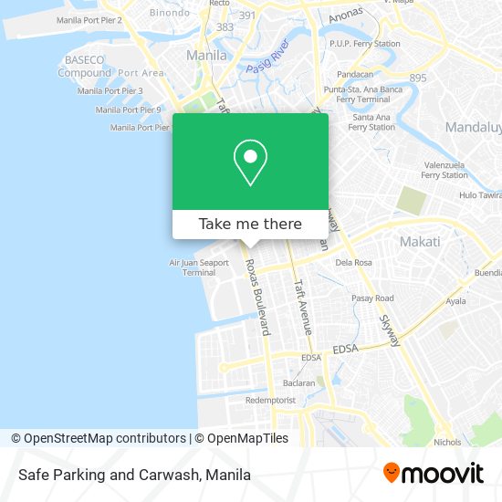 Safe Parking and Carwash map