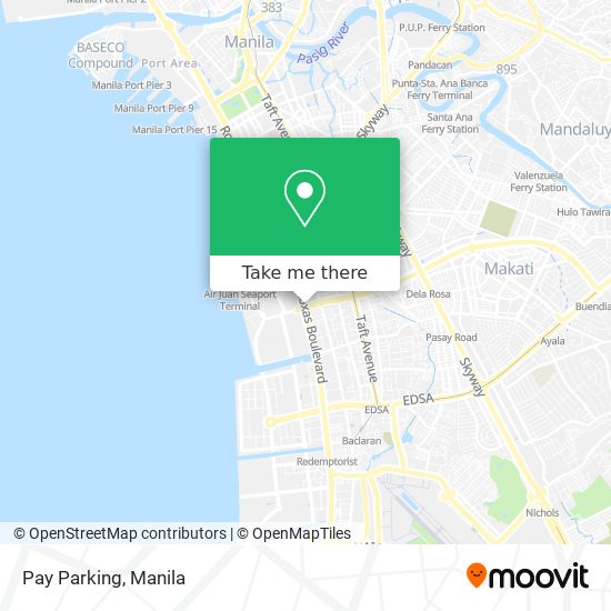 Pay Parking map