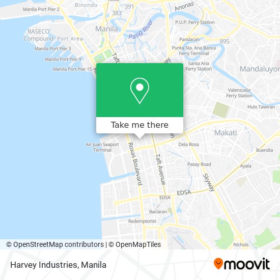 Harvey Industries map