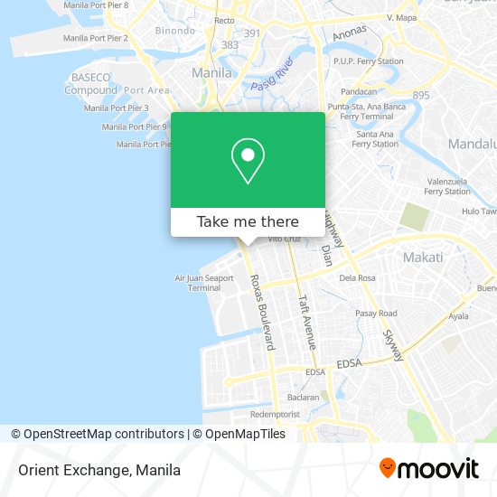 Orient Exchange map