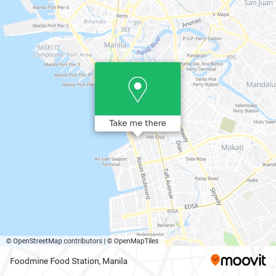 Foodmine Food Station map