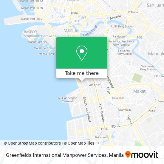 Greenfields International Manpower Services map