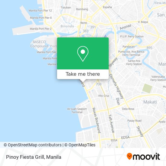 Pinoy Fiesta Grill map