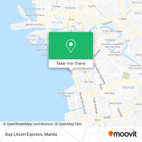 Bay Litson Express map