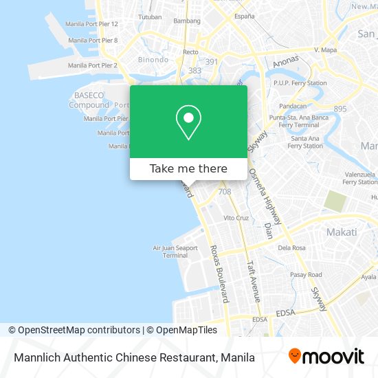 Mannlich Authentic Chinese Restaurant map