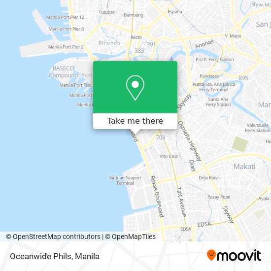 Oceanwide Phils map