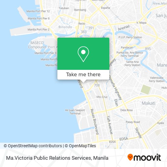 Ma.Victoria Public Relations Services map