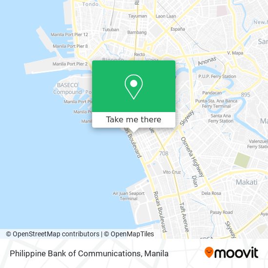 Philippine Bank of Communications map