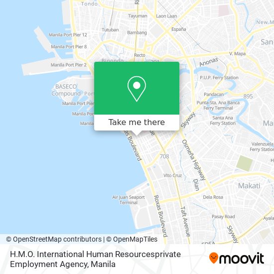 H.M.O. International Human Resourcesprivate Employment Agency map