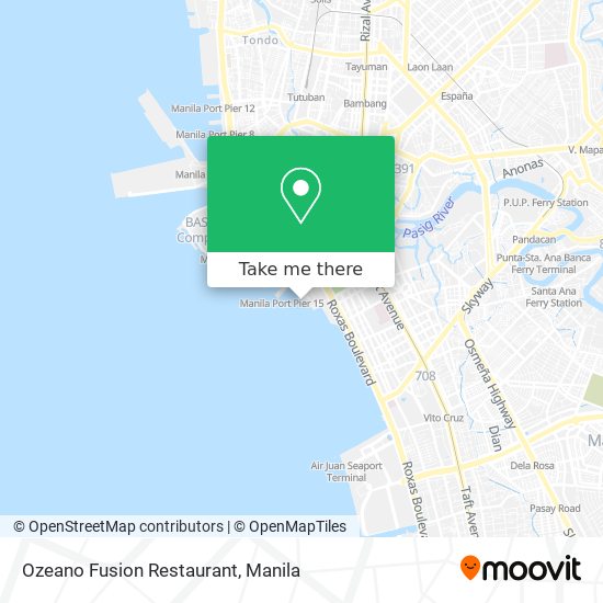 Ozeano Fusion Restaurant map