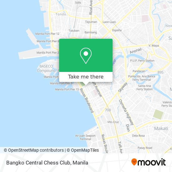 Bangko Central Chess Club map