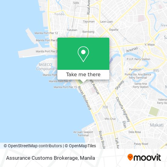 Assurance Customs Brokerage map