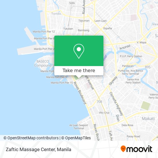 Zaftic Massage Center map