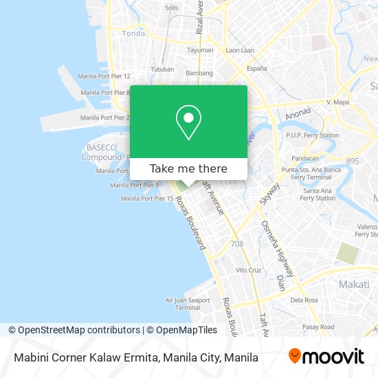 Mabini Corner Kalaw Ermita, Manila City map