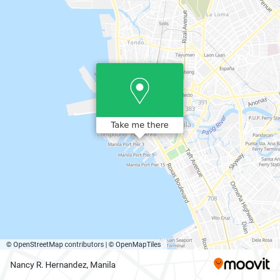 Nancy R. Hernandez map