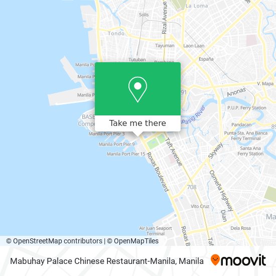 Mabuhay Palace Chinese Restaurant-Manila map