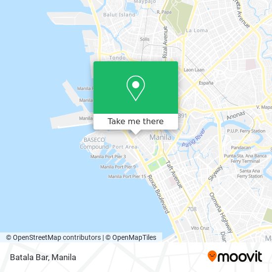 Batala Bar map