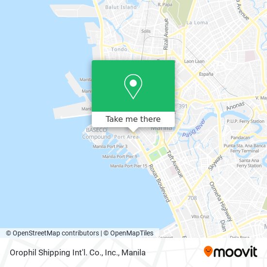 Orophil Shipping Int'l. Co., Inc. map
