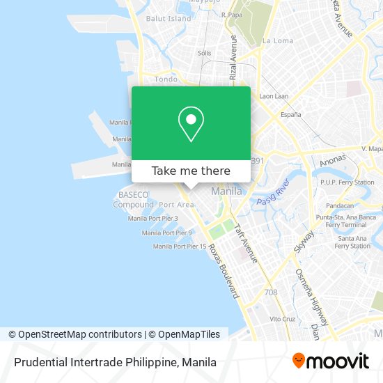 Prudential Intertrade Philippine map