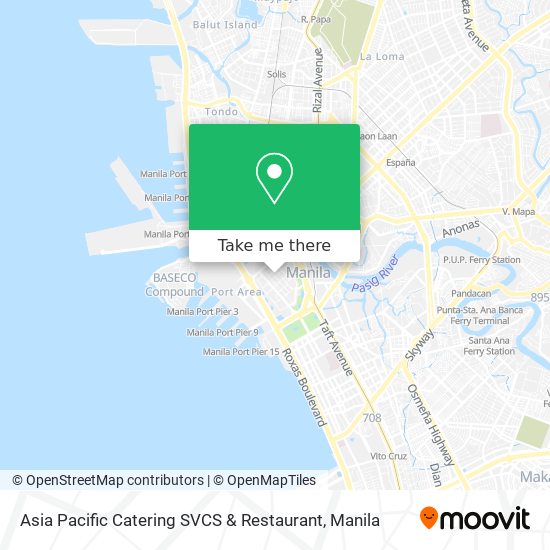 Asia Pacific Catering SVCS & Restaurant map