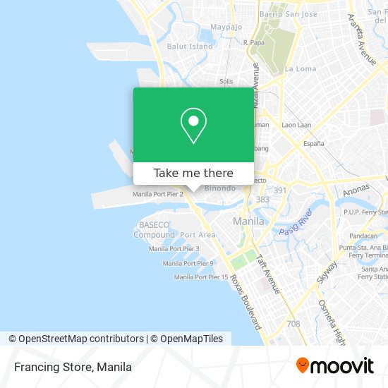 Francing Store map