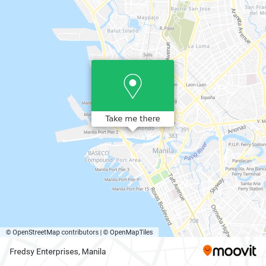 Fredsy Enterprises map