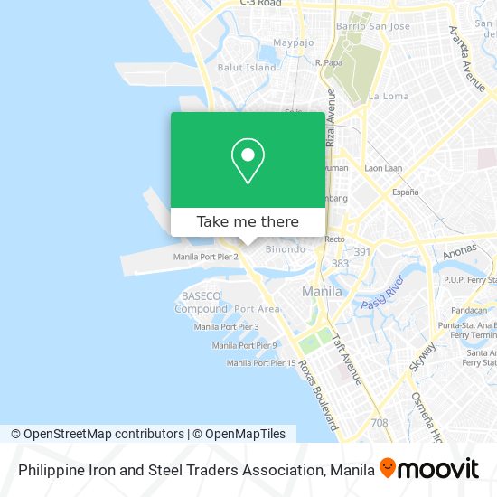 Philippine Iron and Steel Traders Association map