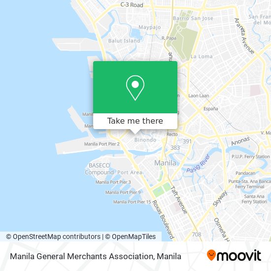 Manila General Merchants Association map