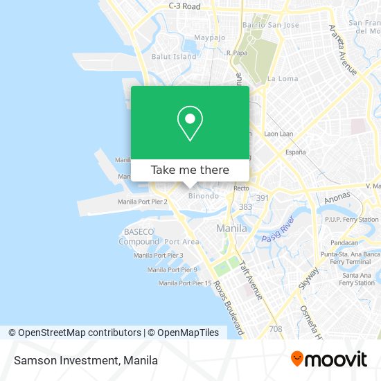Samson Investment map