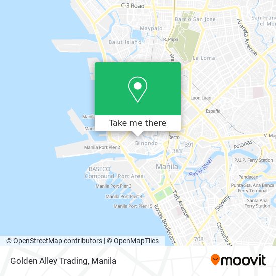 Golden Alley Trading map