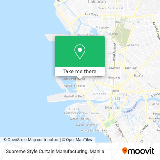 Supreme Style Curtain Manufacturing map