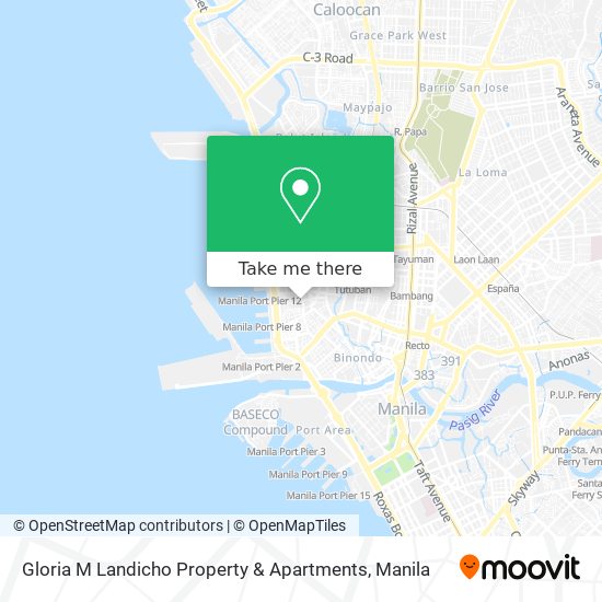 Gloria M Landicho Property & Apartments map