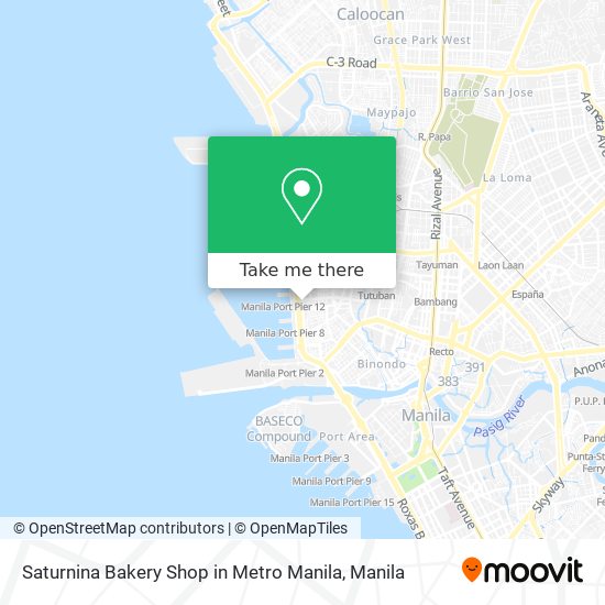 Saturnina Bakery Shop in Metro Manila map