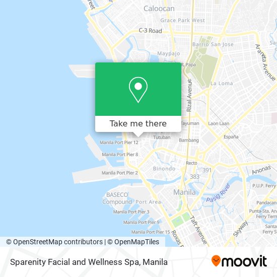 Sparenity Facial and Wellness Spa map