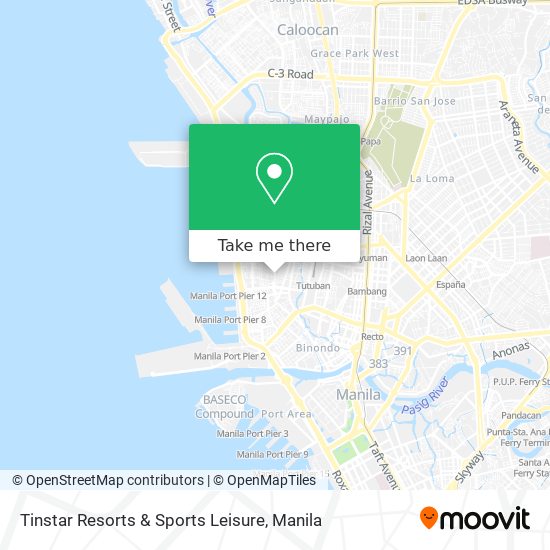 Tinstar Resorts & Sports Leisure map