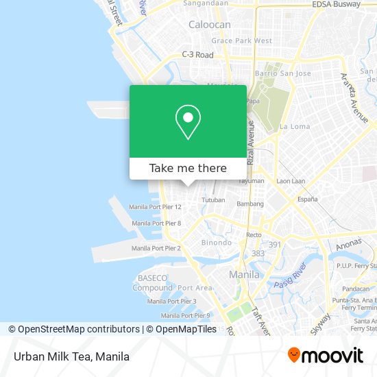 Urban Milk Tea map