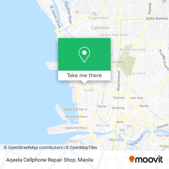 Aqeela Cellphone Repair Shop map