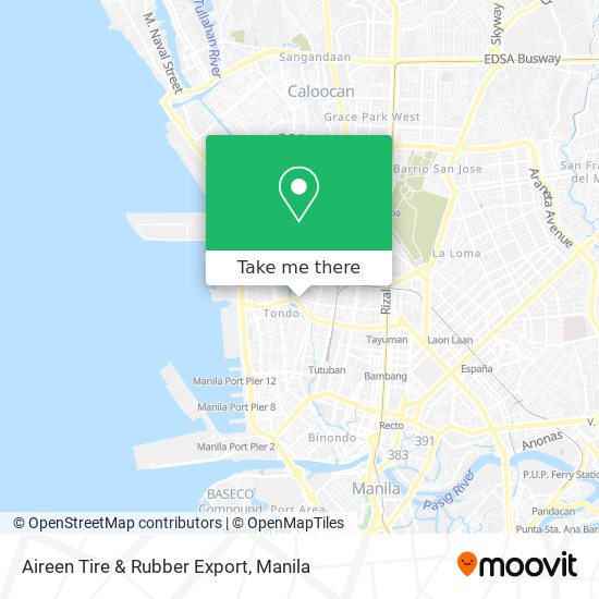 Aireen Tire & Rubber Export map