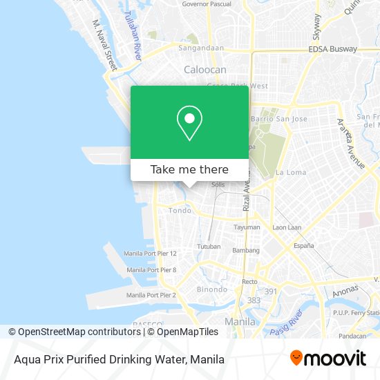 Aqua Prix Purified Drinking Water map