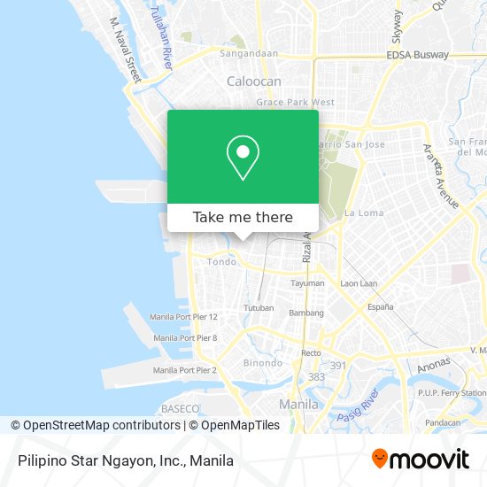 Pilipino Star Ngayon, Inc. map