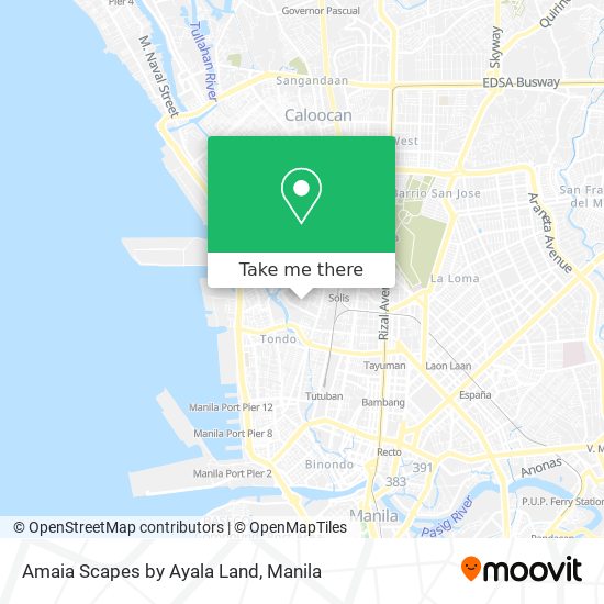 Amaia Scapes by Ayala Land map