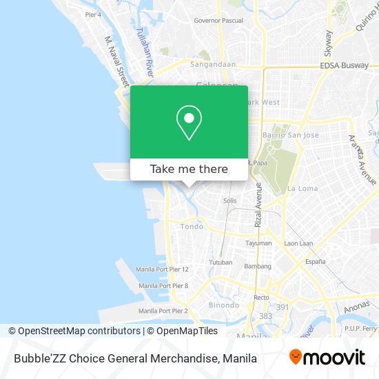 Bubble'ZZ Choice General Merchandise map