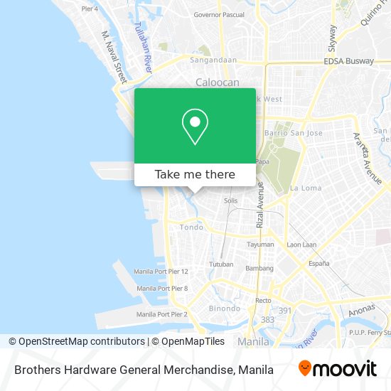 Brothers Hardware General Merchandise map