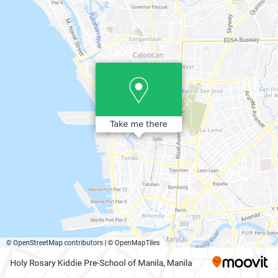 Holy Rosary Kiddie Pre-School of Manila map