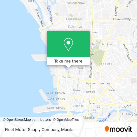 Fleet Motor Supply Company map