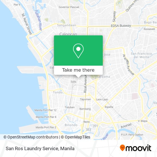 San Ros Laundry Service map