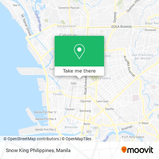 Snow King Philippines map