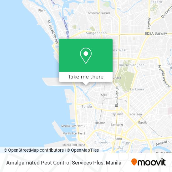 Amalgamated Pest Control Services Plus map