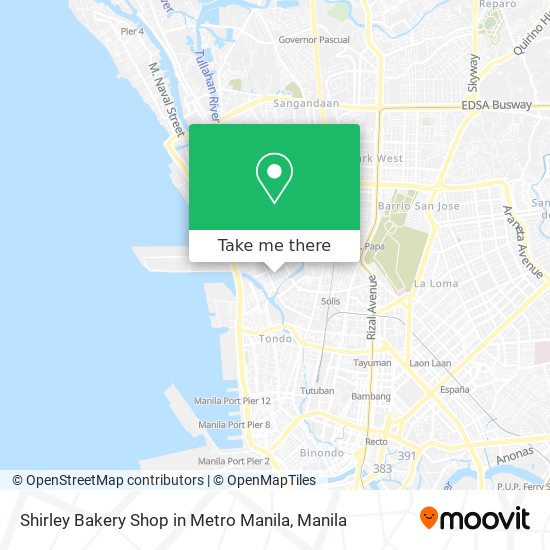 Shirley Bakery Shop in Metro Manila map